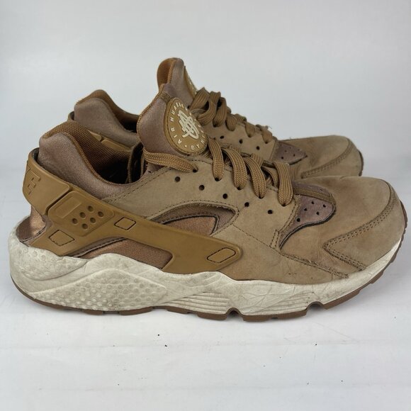 Nike Air Huarache Men’s Shoes Size 8.5 318429-202 Wheat Flax Tan 2017 - Picture 1 of 8